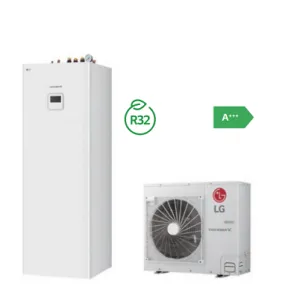 LG THERMA V (R32) 1FZ POMPA CIEPŁA 6/6 KW TYPU SPLIT ZE ZINTEGROWANYM ZASOBNIKIEM DO CO/CWU/CHŁODZENIA HU061MR.U20 / HN0613T.NK0