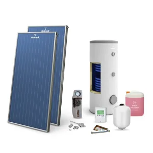 GALMET PREMIUM STANDARD AL ZESTAW SOLARNY 2X KOLEKTOR ALUMINIOWY KSG21 ZAS. C.W.U 200 L  08-952012