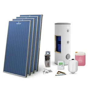 GALMET PREMIUM MAXI AL ZESTAW SOLARNY 4X KOLEKTOR ALUMINIOWY KSG21 ZAS. C.W.U 400 L  08-952044
