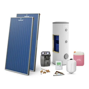 GALMET PREMIUM CU ZESTAW SOLARNY 2X KOLEKTOR MIEDZIANY KSG21 ZAS. C.W.U 250 L 08-900400