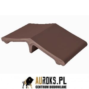 ŁĄCZNIK OGRODZENIOWY KLINKIEROWY KOLOR BRĄZ NATURA 445X250X90 MM KLINKIER PRZYSUCHA