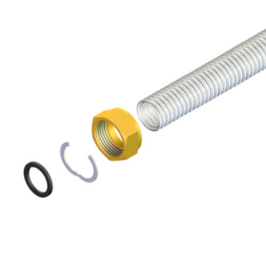 HEWALEX NAKRĘTKA 1"  DO RURY ELASTYCZNEJ DN20 Z USZCZELKĄ 80.43.13