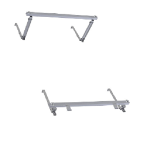 HEWALEX UCHWYT BAZOWY KOREKCYJNY KS2100-15-1B-H430 (kąt nachylenia 15-30st; hak do dachówki, dla 1 kolektora) HSM126KH43B