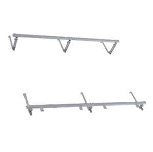 HEWALEX UCHWYT BAZOWY KOREKCYJNY KS2600-15-2B-H430 (kąt nachylenia 15-30st; hak do dachówki, dla 2 kolektorów) HSM226KH43