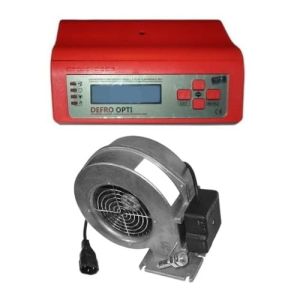 DEFRO ZESTAW NADMUCHOWY 3A - STEROWNIK OPTI PID + WENTYLATOR WPA-117 (DO KOTŁÓW FIREWOOD 12-24 KW, OPTIMA KOMFORT EKO 9-28 KW)