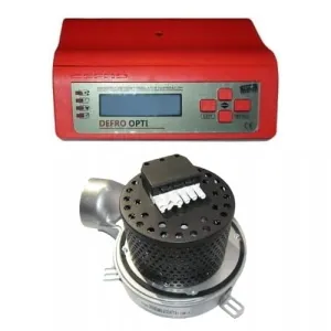 DEFRO ZESTAW WYCIĄGOWY 1C - STEROWNIK OPTI PID + WENTYLATOR G2E-180 (DO KOTŁÓW OPTIMA KOMFORT EKO 35-45 KW)