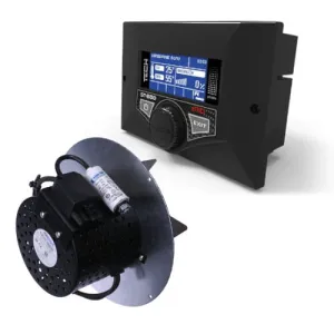 DEFRO ZESTAW WYCIĄGOWY 2C - STEROWNIK ST-880 PID + WENTYLATOR R2E-210 (DO KOTŁÓW OPTIMA KOMFORT EKO 35-45 KW)