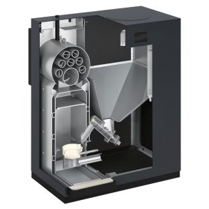 VIESSMANN KOCIOŁ PELLETOWY Z KOMORĄ 230 L VITOLIGNO 100-C 25 KW Z025750