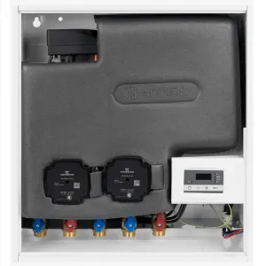 AFRISO ZESTAW SEPARACYJNY PRIMOBOX AHB 642 W SZAFCE, 2 POMPY GRUNDFOS UPM3 AUTO, ZAWÓR TERMOSTATYCZNY  ATV 213 (45°C), ZAWÓR PRZEŁĄCZAJĄCY AZV 643 76 642 00