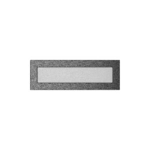 KRATKI KRATKA KOMINKOWA PROSTOKĄTNA CZARNO-SREBRNA 110X320 MM