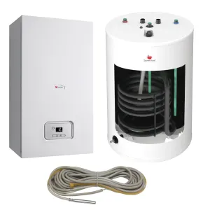 SAUNIER DUVAL PAKIET KOCIOŁ 1FUN. THELIA CONDENS AS 18-A 18 KW + ZASOBNIK C.W.U. 120L FE 120/6 BM + CZUJNIK NTC 0010019693
