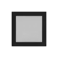 KRATKI KRATKA KOMINKOWA PROSTOKĄTNA CZARNA 220X220 MM