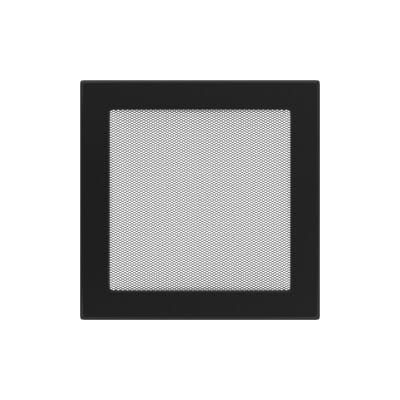 KRATKI KRATKA KOMINKOWA PROSTOKĄTNA CZARNA 220X220 MM