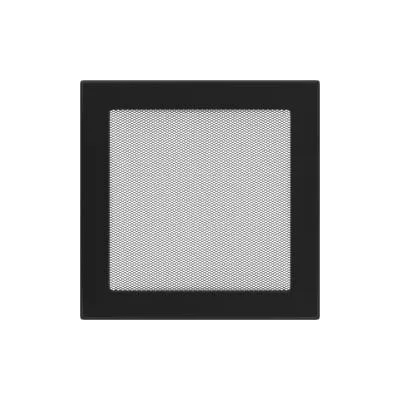 KRATKI KRATKA KOMINKOWA PROSTOKĄTNA CZARNA 220X220 MM