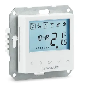 SALUS BTRP230-9010 PRZEWODOWY, PODTYNKOWY, ELEKTRONICZNY REGULATOR TEMPERATURY, PROGRAMOWALNY, 230 V 