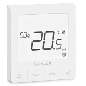 SALUS SMART HOME REGULATOR QUANTUM SQ610 PODTYNKOWY BIAŁY