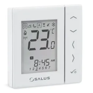 SALUS SMART HOME REGULATOR VS10WRF BEZPRZEWODOWY PODTYNKOWY 230V BIAŁY