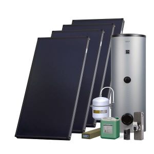 HEWALEX KOMFORT ZESTAW SOLARNY HX400-4KS2100-ALATUS (4x kolektor KS2100; zas. C.W.U 400 l Alatus, sterownik Minisol) 