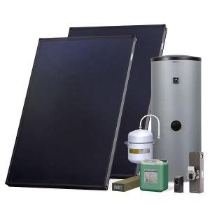 HEWALEX ZESTAW SOLARNY KOMFORT HX300-2KS2600-ALATUS (2x kolektor KS2600; zas. C.W.U 300 l Alatus; sterownik Minisol) 