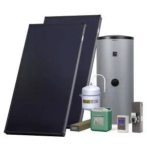 HEWALEX ZESTAW SOLARNY KOMFORT PLUS HX200-2KS2100-ALATUS (2x kolektor KS2100; zas. C.W.U 200 l Alatus, sterownik GH26) 