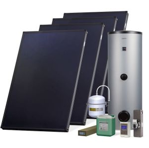 HEWALEX ZESTAW SOLARNY KOMFORT PLUS HX500-4KS2600-ALATUS (4x kolektor KS2600; zas. C.W.U 500 l Alatus; sterownik GH26) 