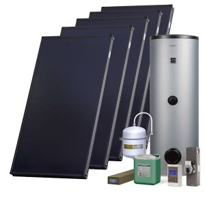 HEWALEX ZESTAW SOLARNY KOMFORT PLUS HX500-5KS2100-ALATUS (5x kolektor KS2100; zas. C.W.U 500 l Alatus, sterownik GH26) 