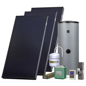 HEWALEX ZESTAW SOLARNY KOMFORT PLUS HX250-3KS2100-ALATUS (3x kolektor KS2100; zas. C.W.U 250 l Alatus, sterownik GH26)