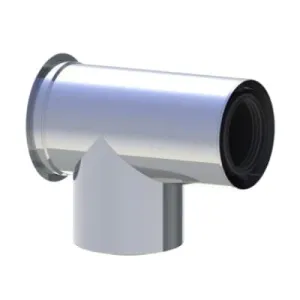 TERMET TRÓJNIK PODŁĄCZENIOWY Z REWIZJĄ WYSOKI POŁYSK 87° FI 80/125 MM T 9000 04 05 48