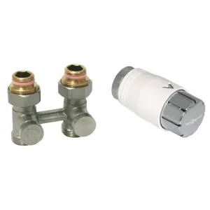 VIESSMANN ZESTAW PRZYŁĄCZENIOWY DO GRZEJNIKÓW PROSTY  Z GŁOWICĄ KOMFORT 7390989