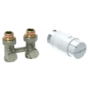 VIESSMANN ZESTAW PRZYŁĄCZENIOWY DO GRZEJNIKÓW PROSTY  Z GŁOWICĄ STANDARD 7750788