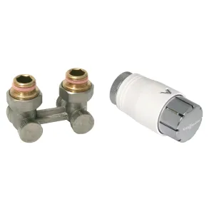 VIESSMANN ZESTAW PRZYŁĄCZENIOWY DO GRZEJNIKÓW KĄTOWY  Z GŁOWICĄ KOMFORT 7390988