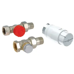 VIESSMANN ZESTAW PRZYŁĄCZENIOWY DO GRZEJNIKÓW PROSTY Z GŁOWICĄ STANDARD 7750792