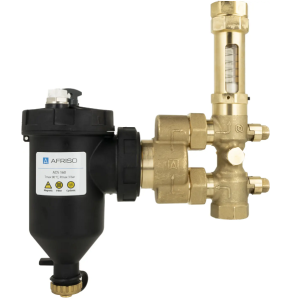 AFRISO AHS560 ZESPÓŁ ARMATURY SERWISOWEJ DO POMP CIEPŁA , Z SEPARATOREM MAGNETYCZNYM ADS160, PRZEPŁYWOMIERZEM 5÷42 l/min, GW G1" 