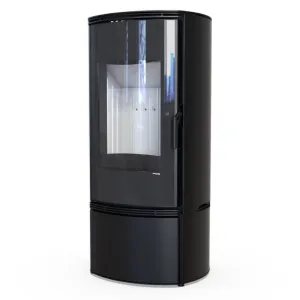 DEFRO HOME KOMINEK WOLNOSTOJACY ORBIS 8 KW CZARNY