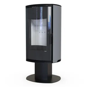 DEFRO HOME KOMINEK WOLNOSTOJACY ORBIS TOP 9 KW SZARY