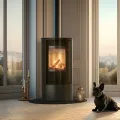 KRATKI PIEC STALOWY ERIK FI 15 5,5 KW Z DOMYKANIEM