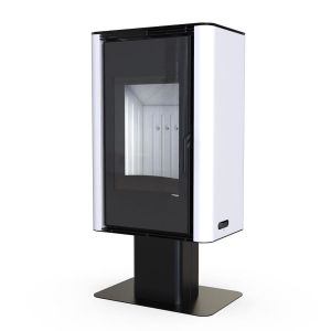 DEFRO HOME KOMINEK WOLNOSTOJĄCY SOLUM TOP 9 KW BIAŁY