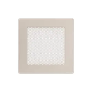 KRATKI KRATKA KOMINKOWA PROSTOKĄTNA KREMOWA 170X170 MM