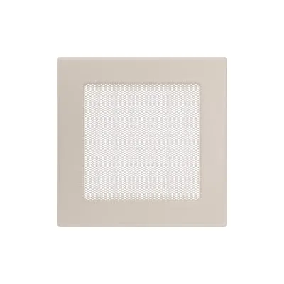 KRATKI KRATKA KOMINKOWA PROSTOKĄTNA KREMOWA 170X170 MM