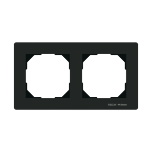 TECH SINUM SZKLANA RAMKA PODWÓJNA CZARNA 2 X 55 X 55 MM FG-02