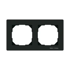 TECH SINUM SZKLANA RAMKA PODWÓJNA CZARNA 2 X 55 X 55 MM FG-02