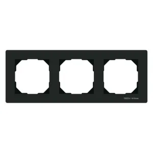 TECH SINUM SZKLANA RAMKA POTRÓJNA CZARNA 3 X 55 X 55 MM FG-03