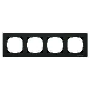TECH SINUM SZKLANA RAMKA POCZWÓRNA CZARNA 4 X 55 X 55 MM FG-04