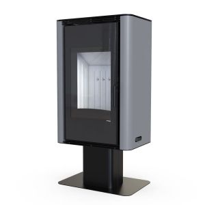 DEFRO HOME KOMINEK WOLNOSTOJĄCY SOLUM TOP 9 KW SZARY