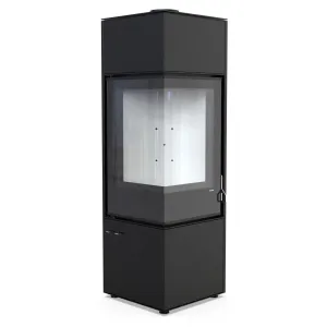 DEFRO HOME KOMINEK WOLNOSTOJĄCY QUADROOM LONG 9 KW CZARNY
