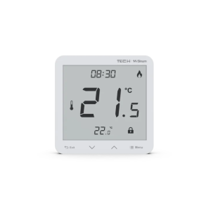 TECH SINUM REGULATOR POKOJOWY N/T R-S3 BIAŁY SBUS