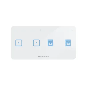 TECH SINUM WSZ-22L WŁĄCZNIK 2P+ROLETY BIAŁY LEWY BEZPRZEWODOWY