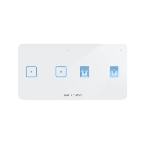 TECH SINUM WSZ-22L WŁĄCZNIK 2P+ROLETY BIAŁY LEWY BEZPRZEWODOWY