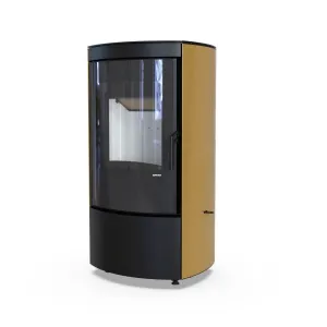 DEFRO HOME KOMINEK WOLNOSTOJĄCY CERES 6,6 KW ZŁOTY