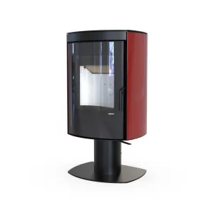 DEFRO HOME KOMINEK WOLNOSTOJĄCY CERES TOP 6,6 KW CZERWONY